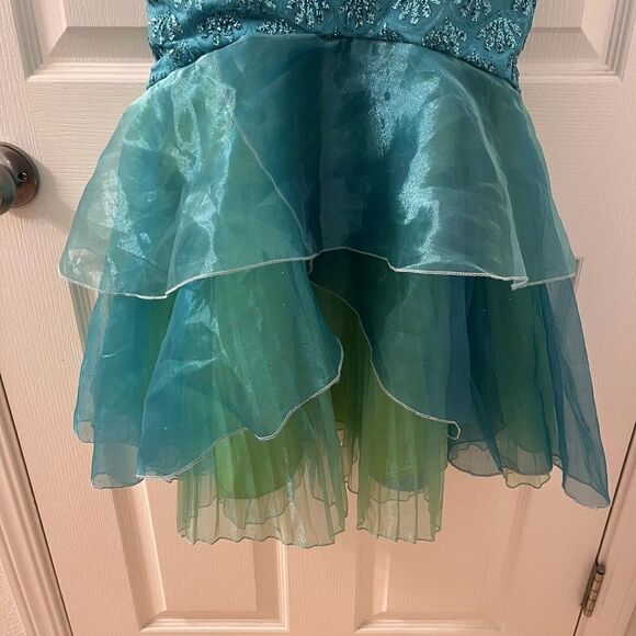 Disney Castle Collection Ariel The Little Mermaid Dress Costume Girls Size 7-8 - Picture 5 of 16
